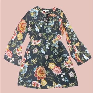 LOFT dress above knee womens size XS floral
